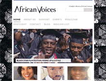 Tablet Screenshot of africanvoices.com